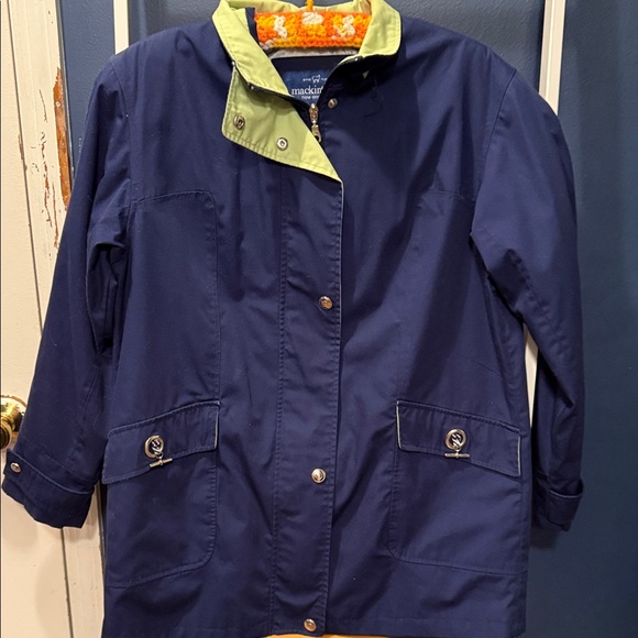 Mackintosh Women's Blue and Green Utility Jacket - Picture 1 of 2